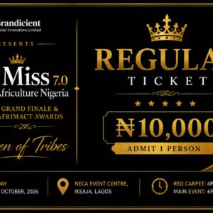 Miss Africulture 7.0 Regular Ticket